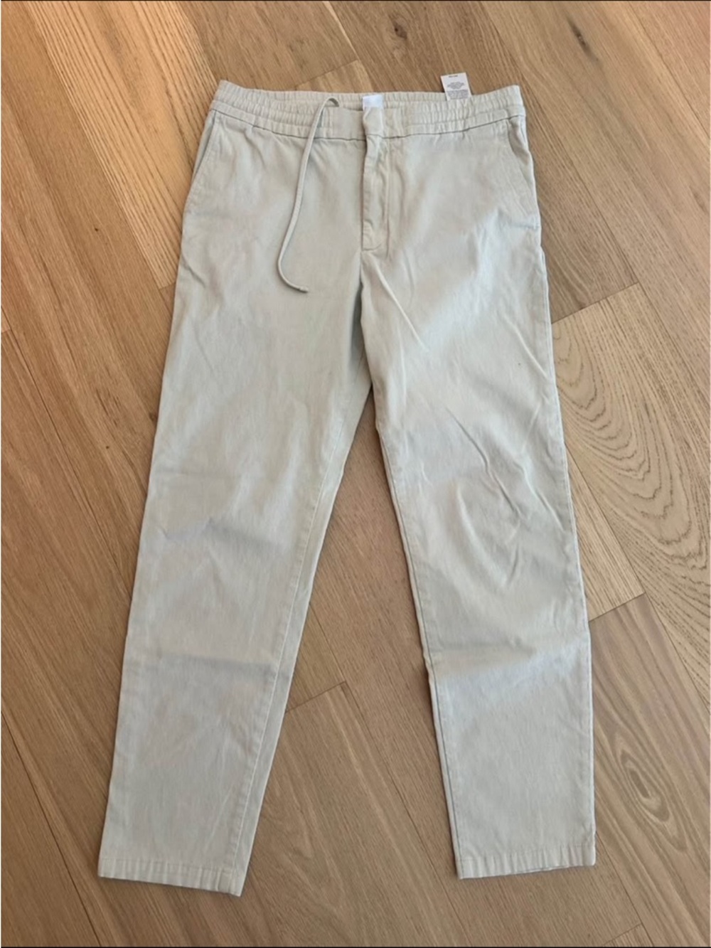 NN07 Men's Casual Drawstring Chinos - Light Beige